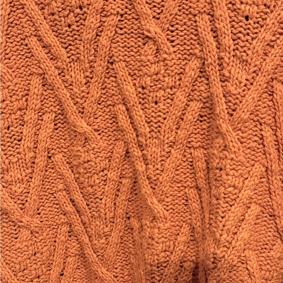 Free People Isla Cableknit Sweater in Pink - Picture 2 of 4